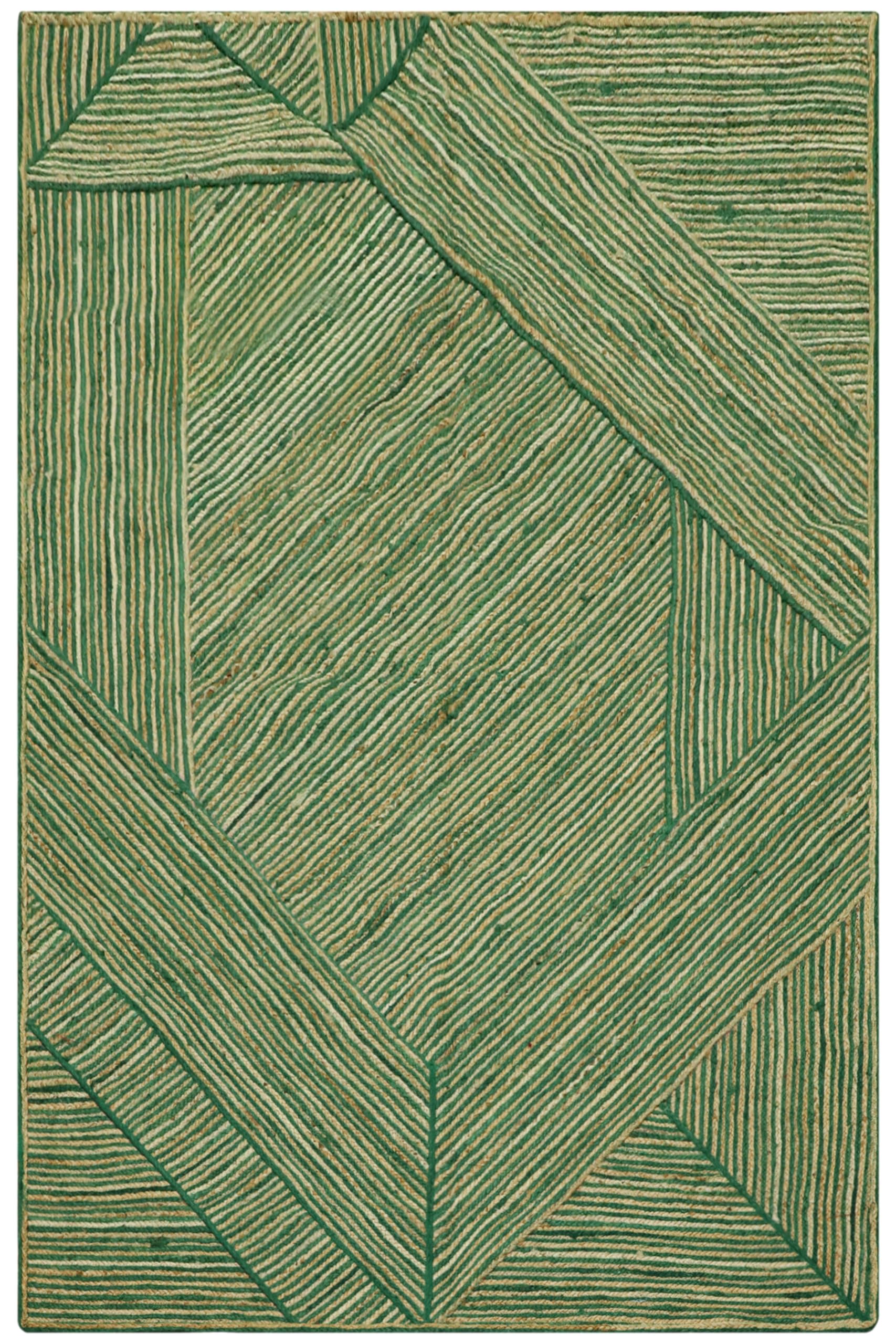 Tapis tissé à la main en jute et kilim haut de gamme 152 x 243 cm