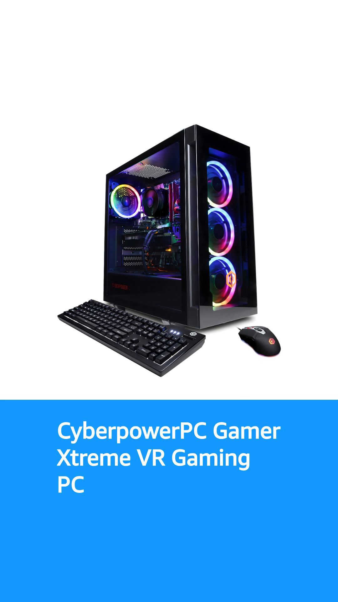 CyberpowerPC Gamer Xtreme VR Gaming PC, Intel Core i5-11600KF 3.9