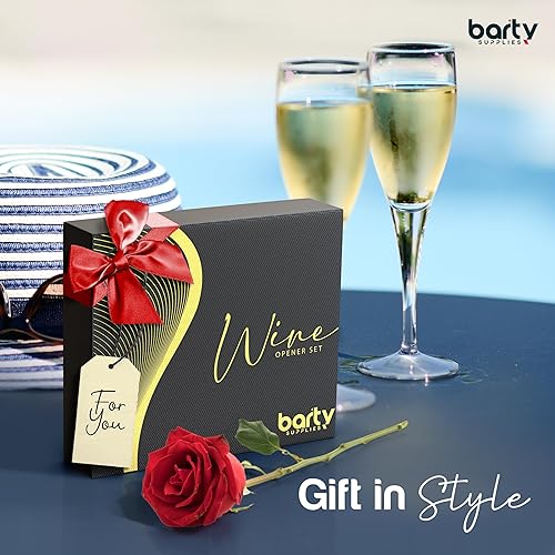 Miniatura 4 de El juego de regalo perfecto para abrebotellas de vino  Gran regalo de vino  Juego de 2 abridores magnéticos de botellas de vino con cortador de