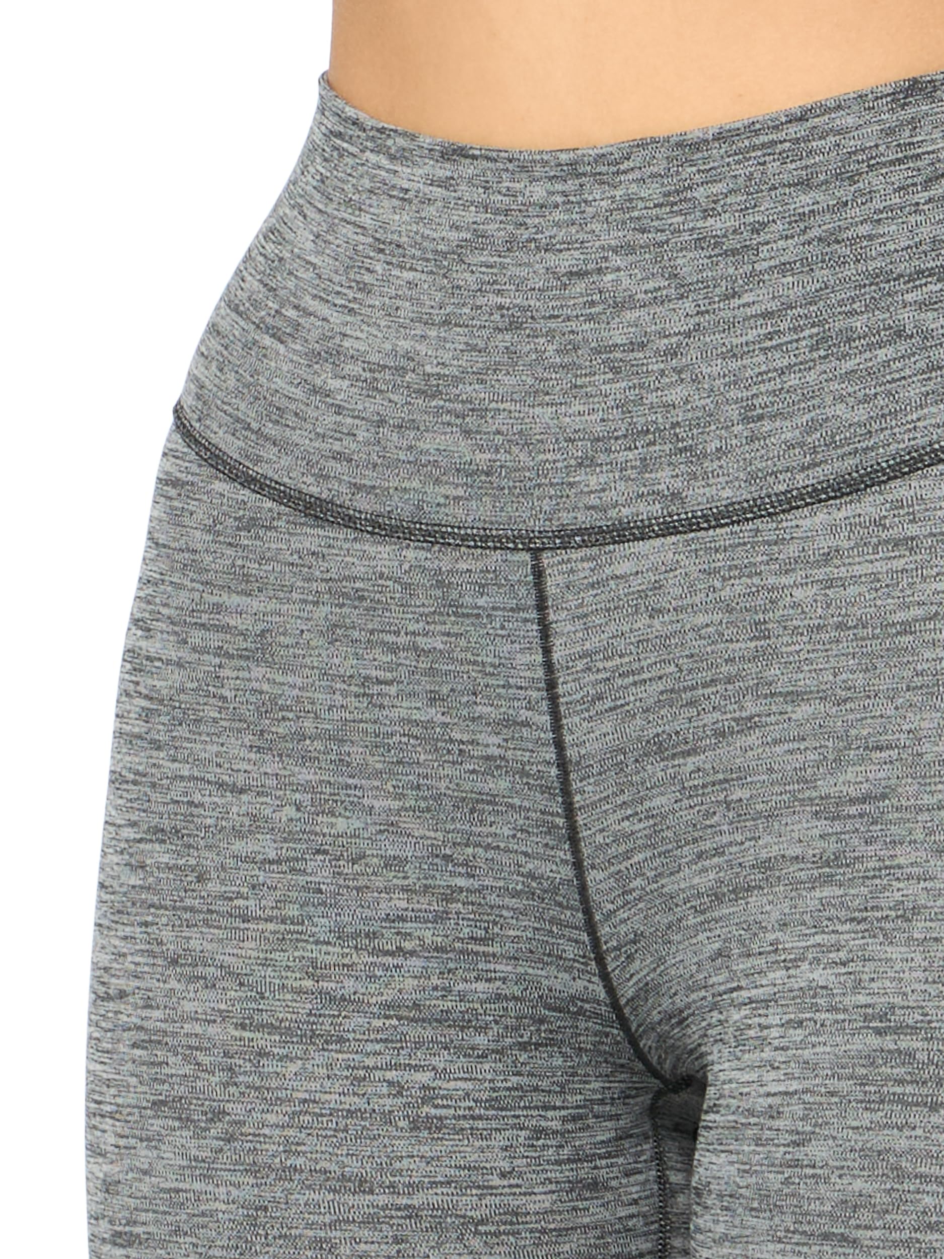 adidas Damskie legginsy treningowe All Me 7/8, szary ciemny melanż, S, Szary Ciemny Cętkowany, S