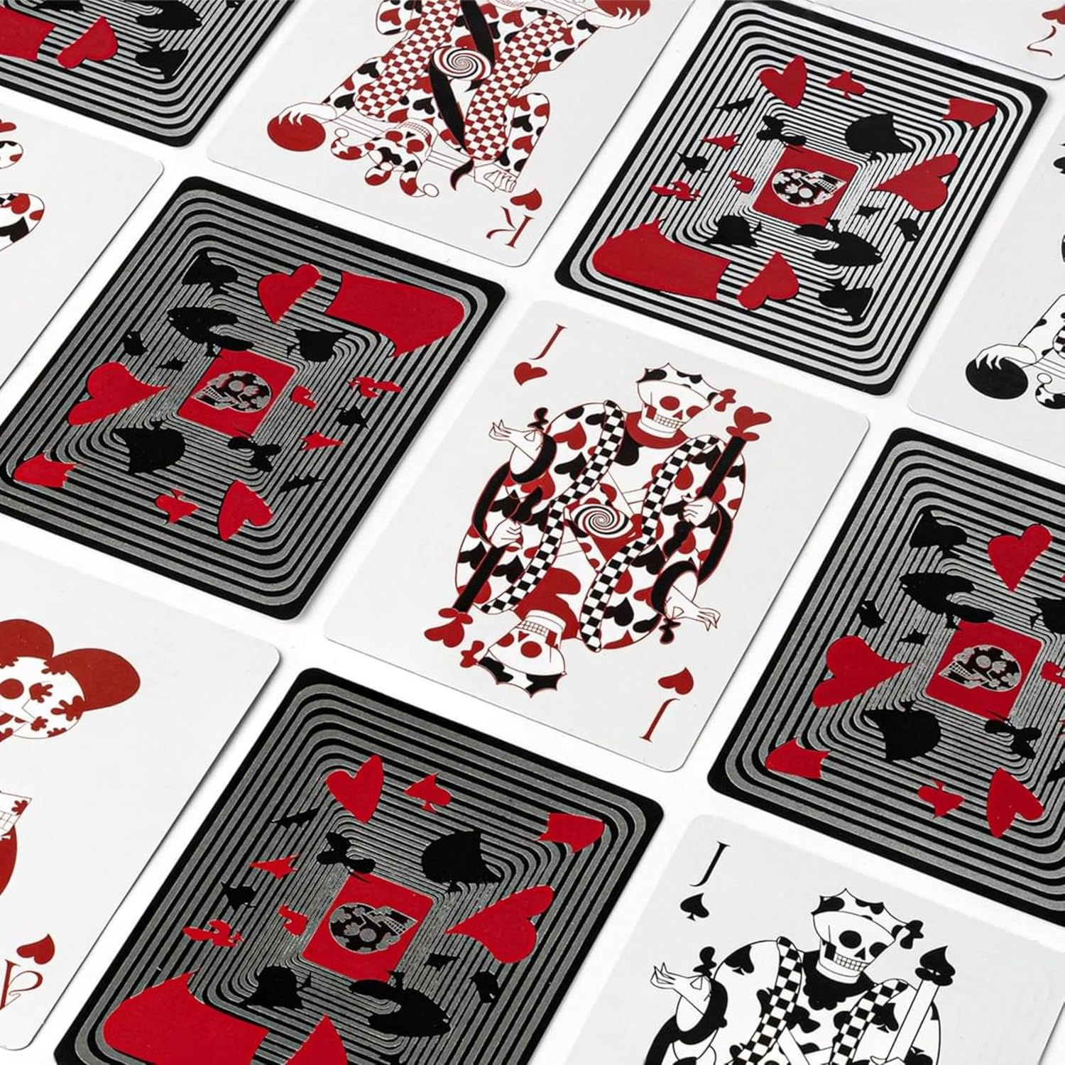 Bowtie Wooden Poker Set with Playing Card Gift, Professional 300 Weighted Poker Chips with Walnut Wood Case, Unique Poker Gift for Texas Hold'em, Blackjack, Casino Gambling, Memento Mori