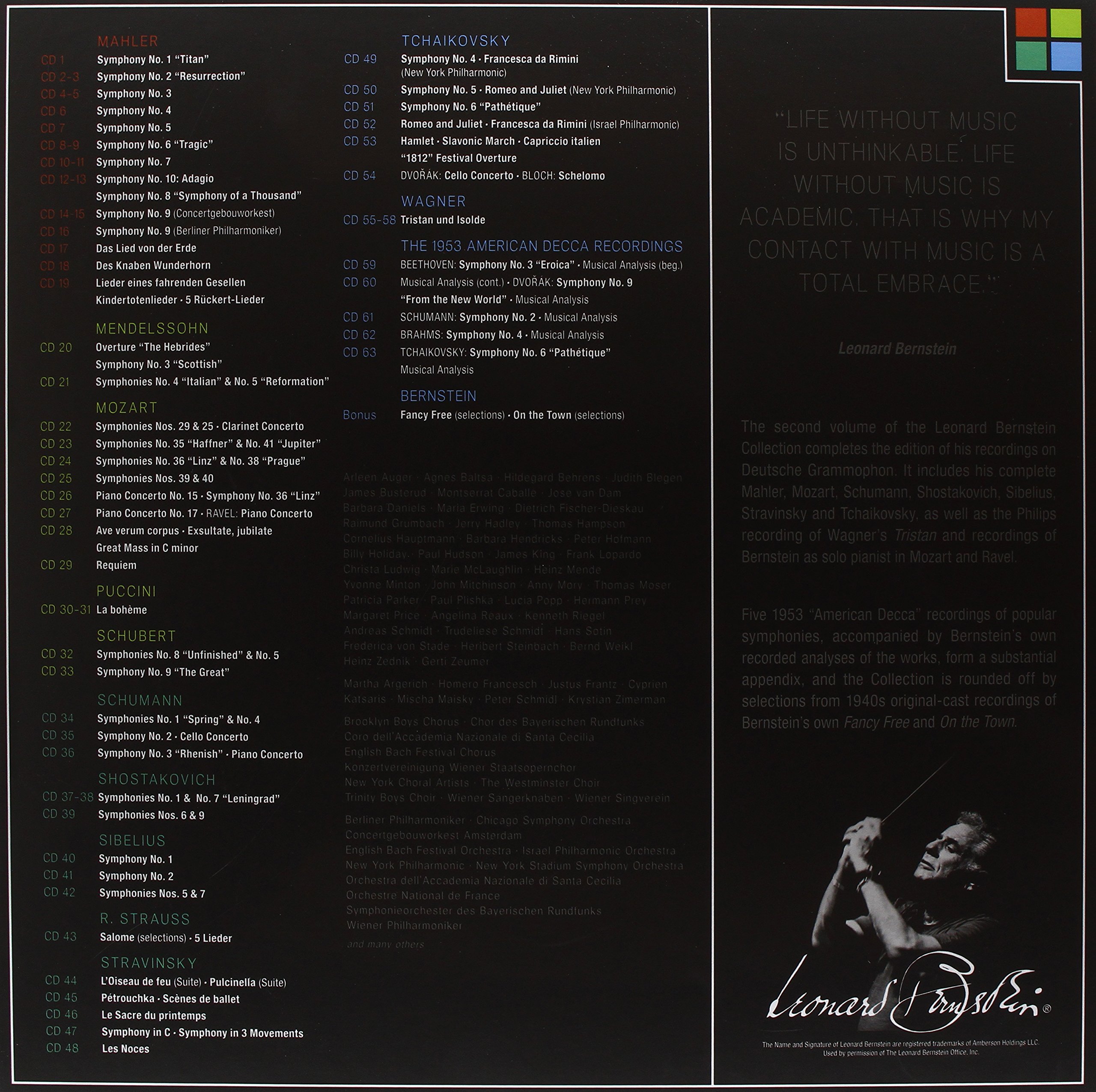 The Leonard Bernstein Collection - Volume 2