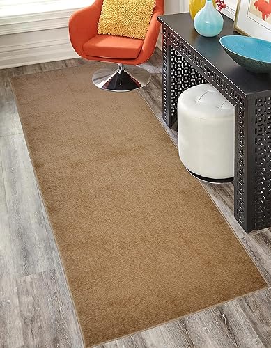 Alfombra de pasillo de tamaño personalizado con diseño de color sólido, alfombras extralargas para pasillos, 36 pulgadas de ancho x elige tu tamaño