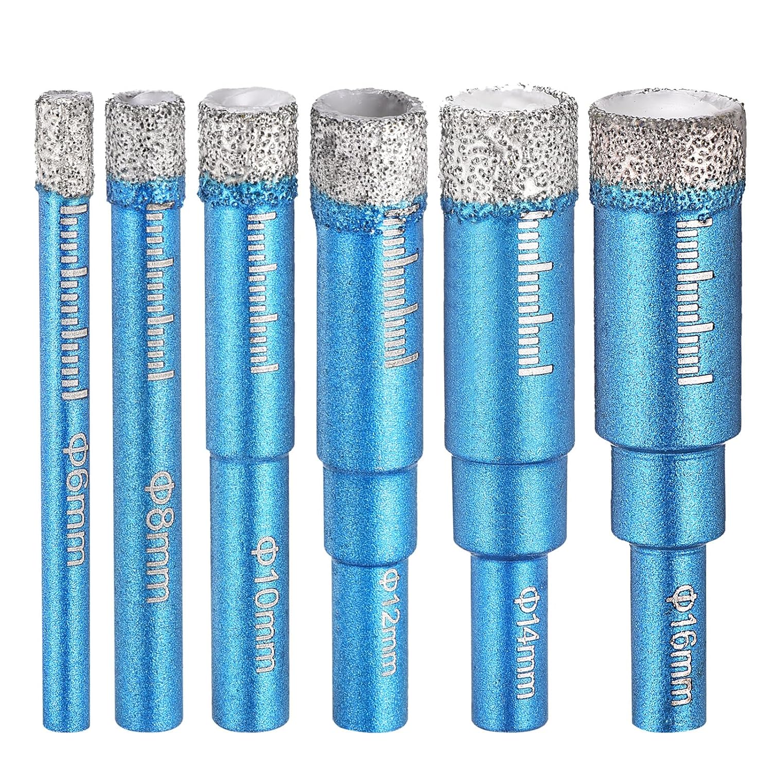Kit de brocas de diamante PATIKIL 6 piezas 5-16mm