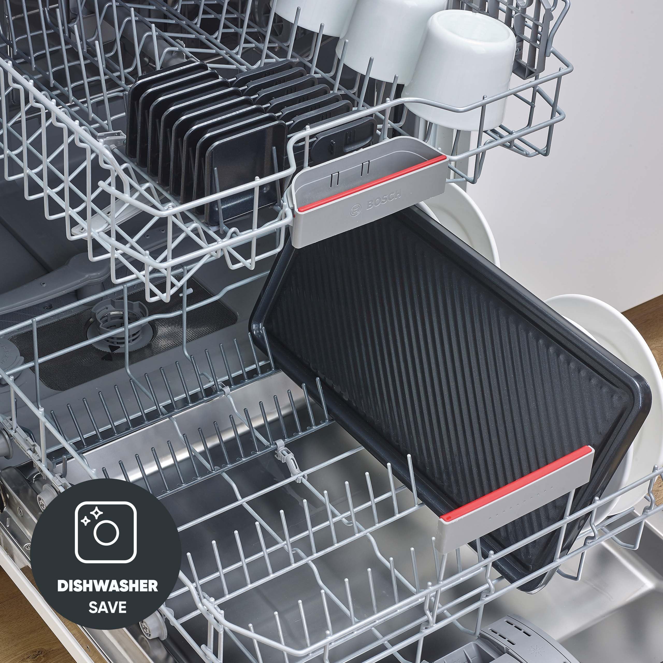 SEVERIN Raclette-Grill RG 2365 für 8 Personen, antihaftbeschichtete Grillplatte, spülmaschinengeeignet, Black Line Lite