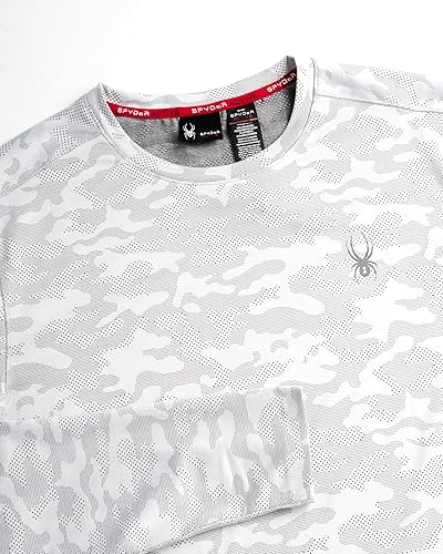 Miniatura 3 de Spyder Camisa activa para hombre - Camisa de entrenamiento de manga larga de camuflaje - Camiseta de entrenamiento ligera para hombre (S-XL)