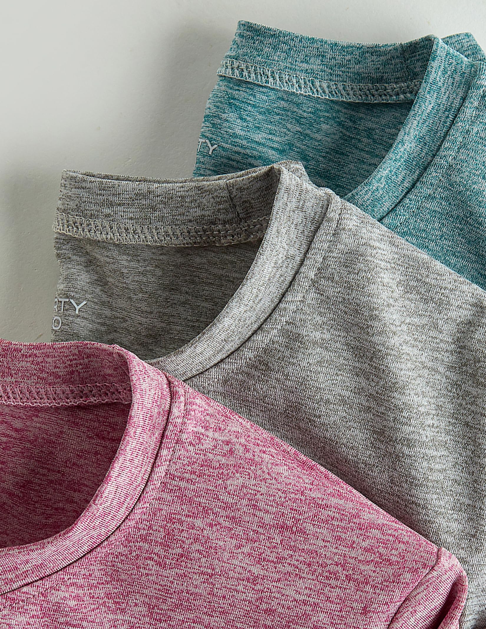 3er-Pack: Langarm-Shirts für Jugendliche, Mädchen, aktive Passform, athletische Performance-Kleidung, Kinder, Teenager, Sport-T-Shirts mit Daumenlöchern