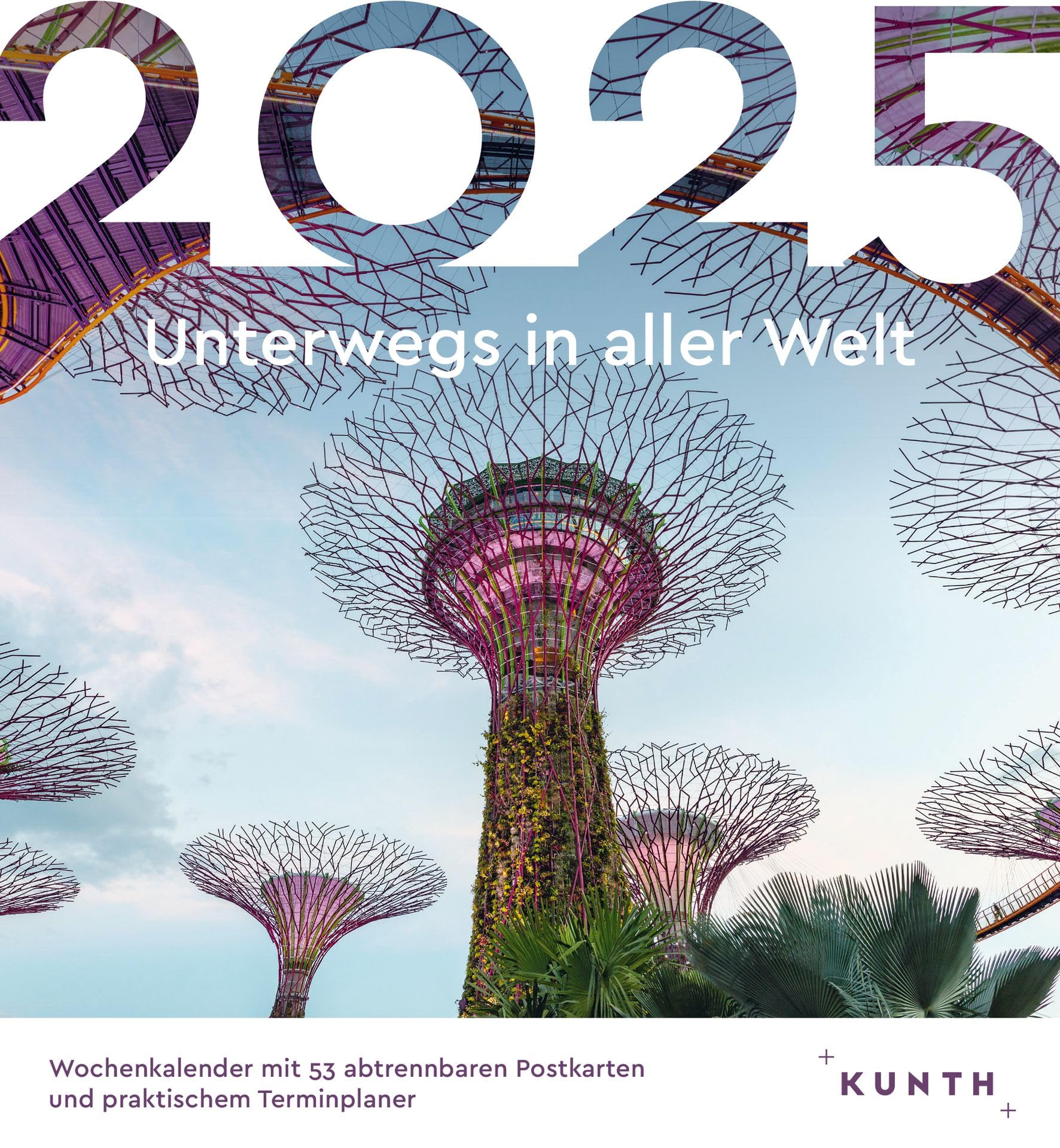 Postcard Calendar On the Go Around the World
