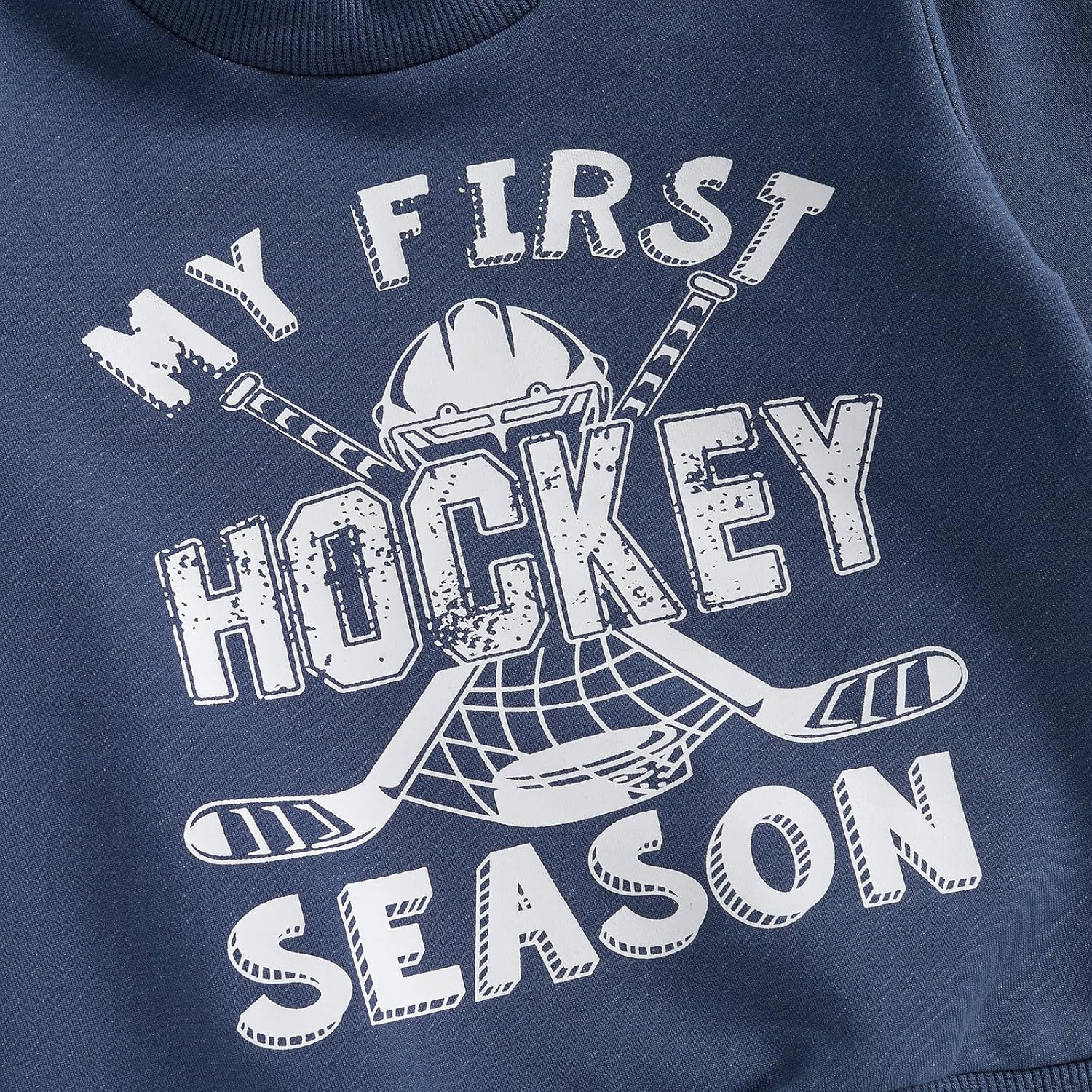 Toddler Hockey Outfit Baby Boy Girl Daddy’s Little Hockey Buddy Sweatshirt Long Sleeve Pullover Kids Winter Clothes - Image 5