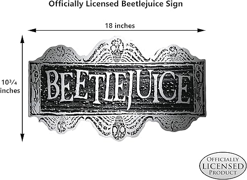 Miniatura 2 de Rubies Beetlejuice: Beetlejuice Wall Art Sign for Adults, Unisex All