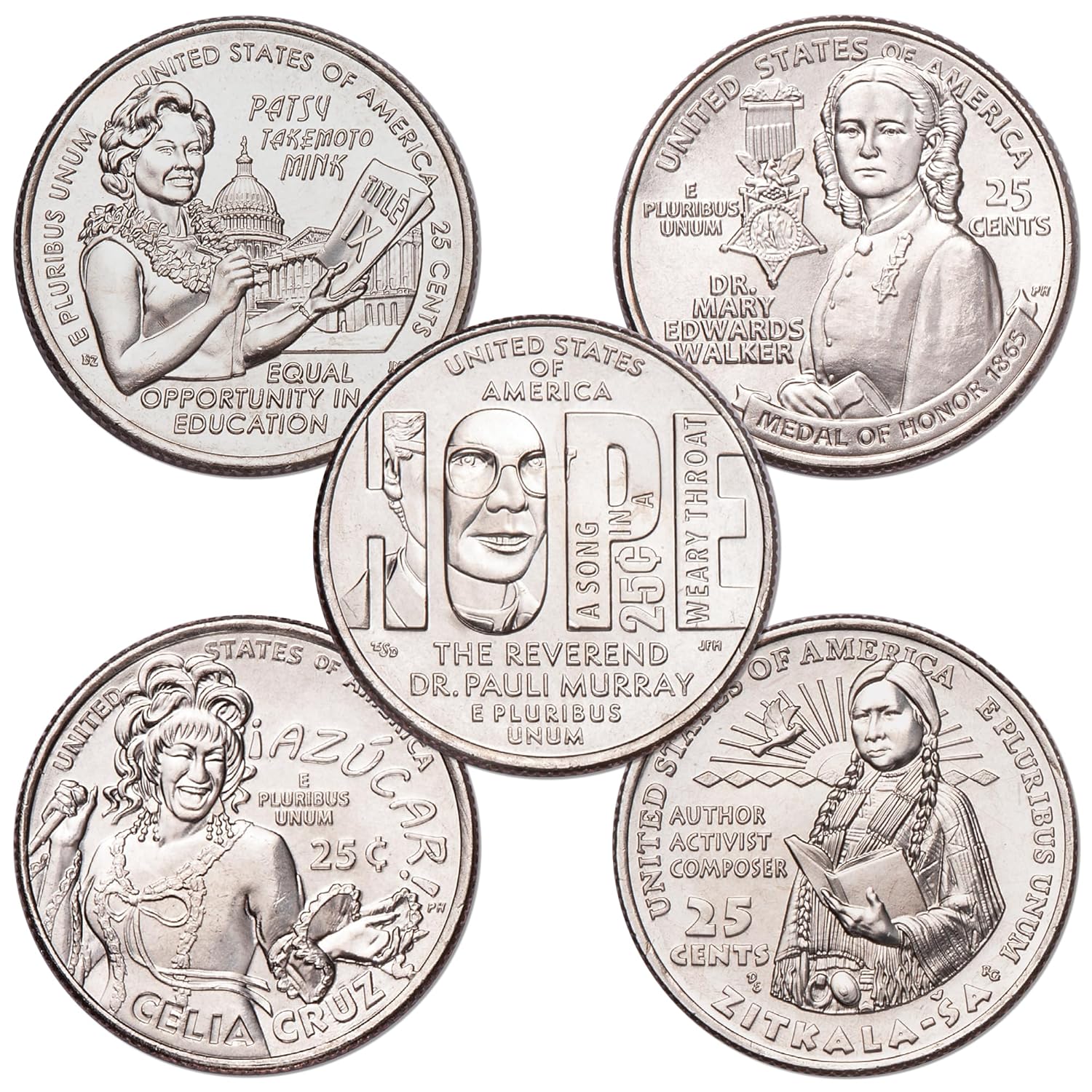 2022-2025 P&D U.S. Women Quarter Set with Folder