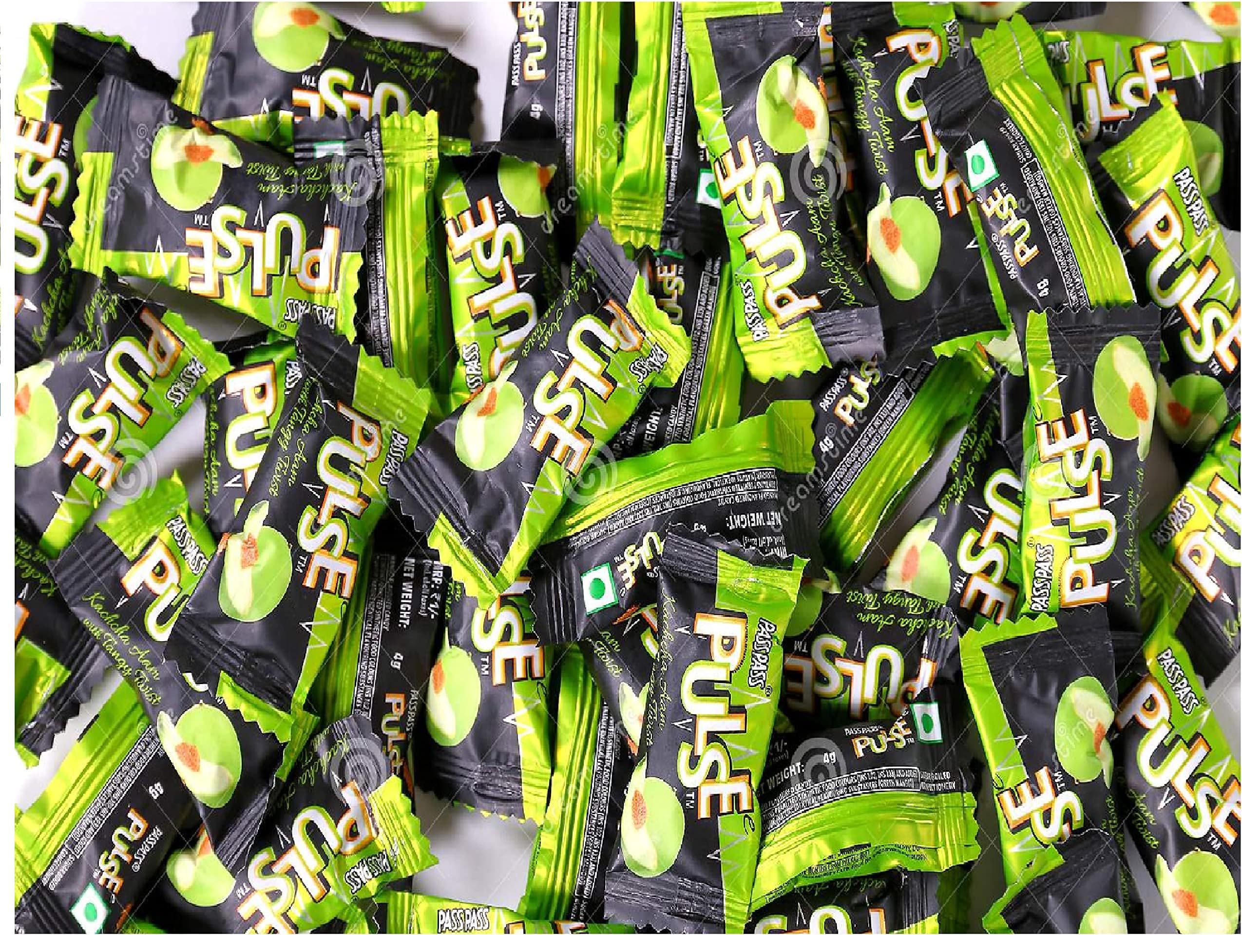 Nexxa Pulse Kacchaa Aam Flavor Candy - 100Pcs