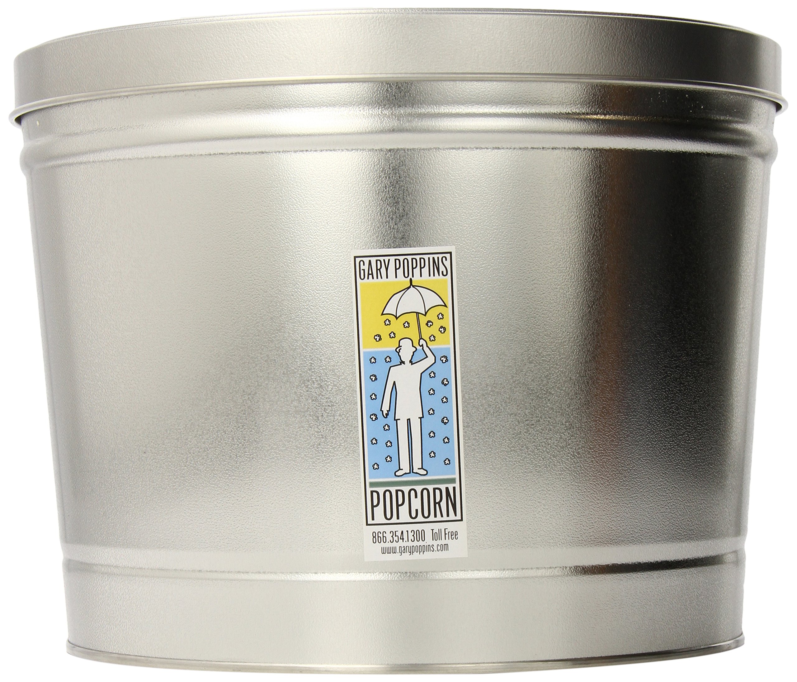 Gary Poppins Popcorn - Gourmet Handcrafted Flavored Popcorn - Kettle Corn, 2 Gallon Tin
