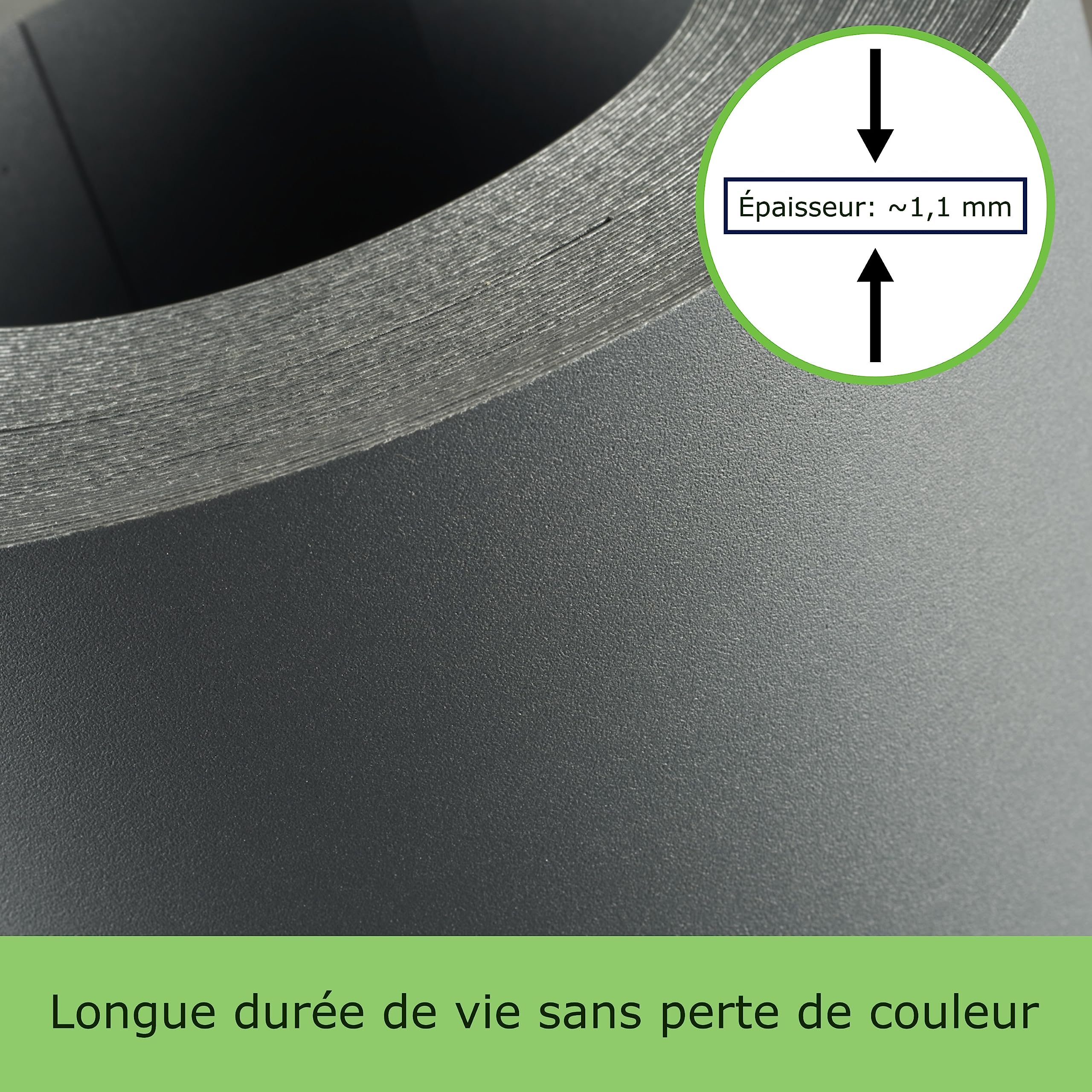 Workinghouse Bandes Brise-Vue PP Grillage Rigide, Gris Clair | 10 bandes occultantes 2,55m, épaisseur 1,1mm, résistantes