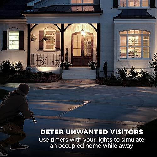 Vista 18 de UltraPro Daysmart - Temporizador digital de 7 días, 2 salidas de temporizador a tierra, temporizador de luz programable de encendido/apagado