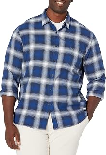 Amazon.com: blue flannel shirt