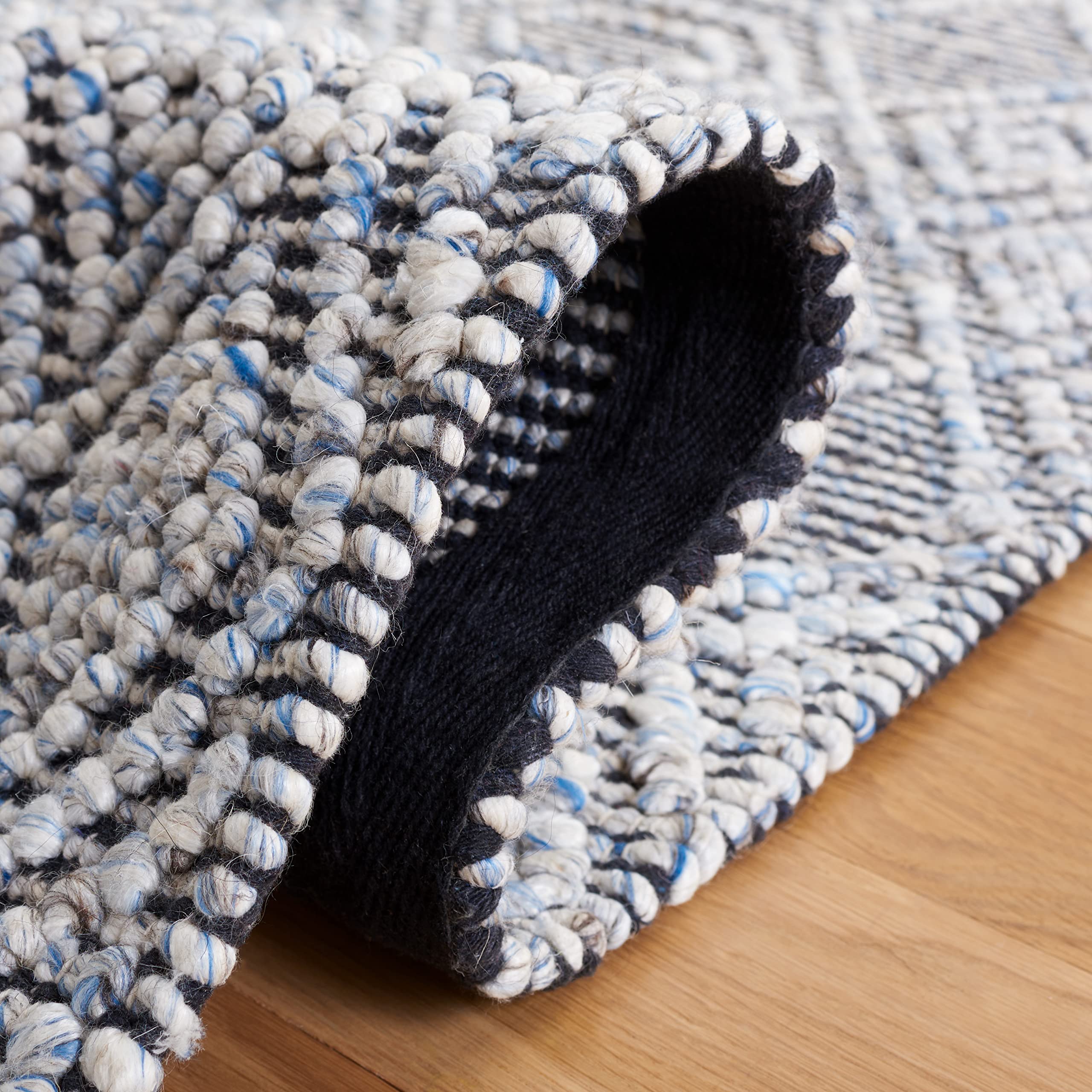 Tappeto runner da 7,6 x 2,9 m, in lana fatta a mano, ideale per