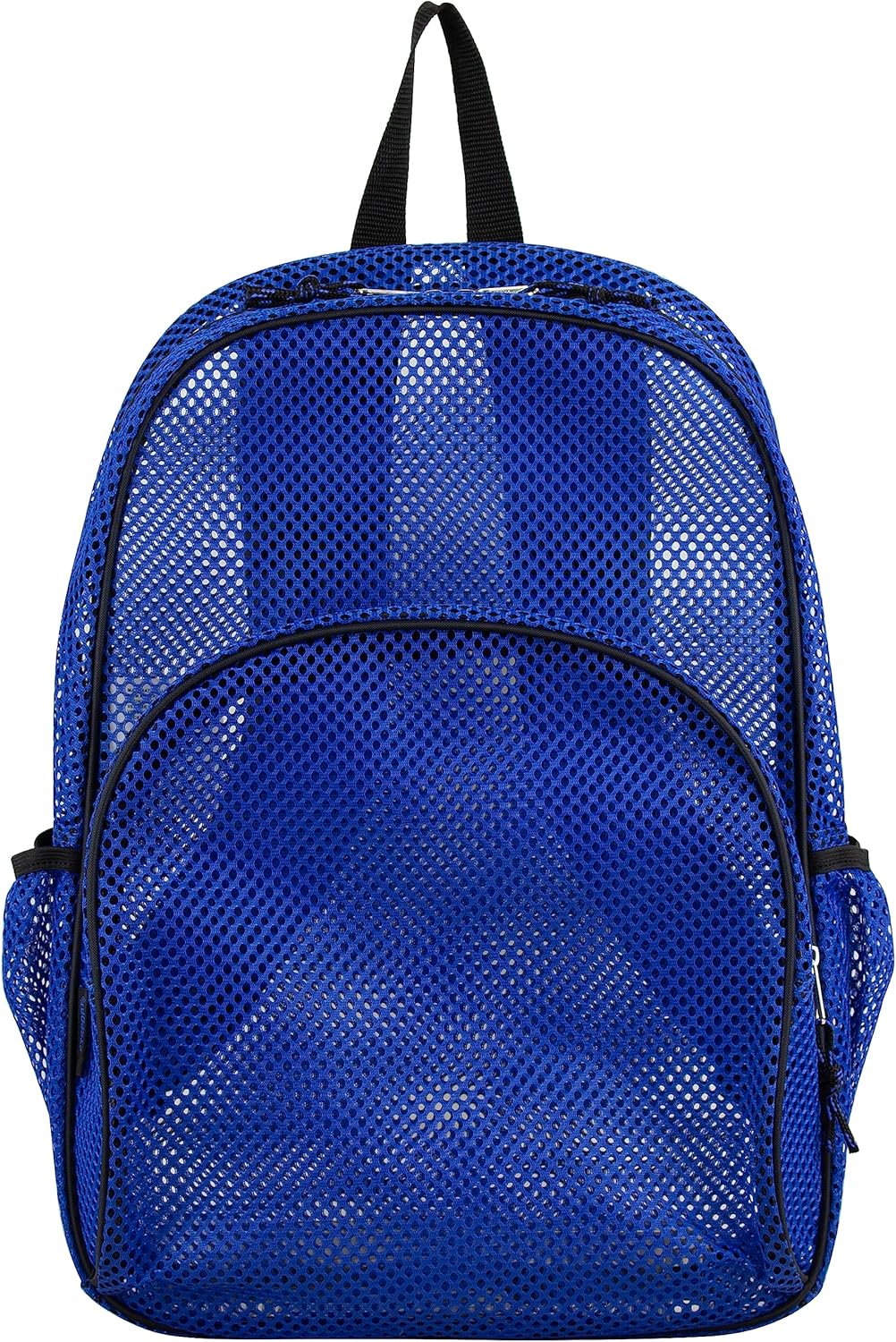 Eastsport Heavy Duty Mesh Sport Backpack Daypack Bookbag Bag See Through for Travel, Swim, Gym, Beach, 17.5 Inches, Blue
