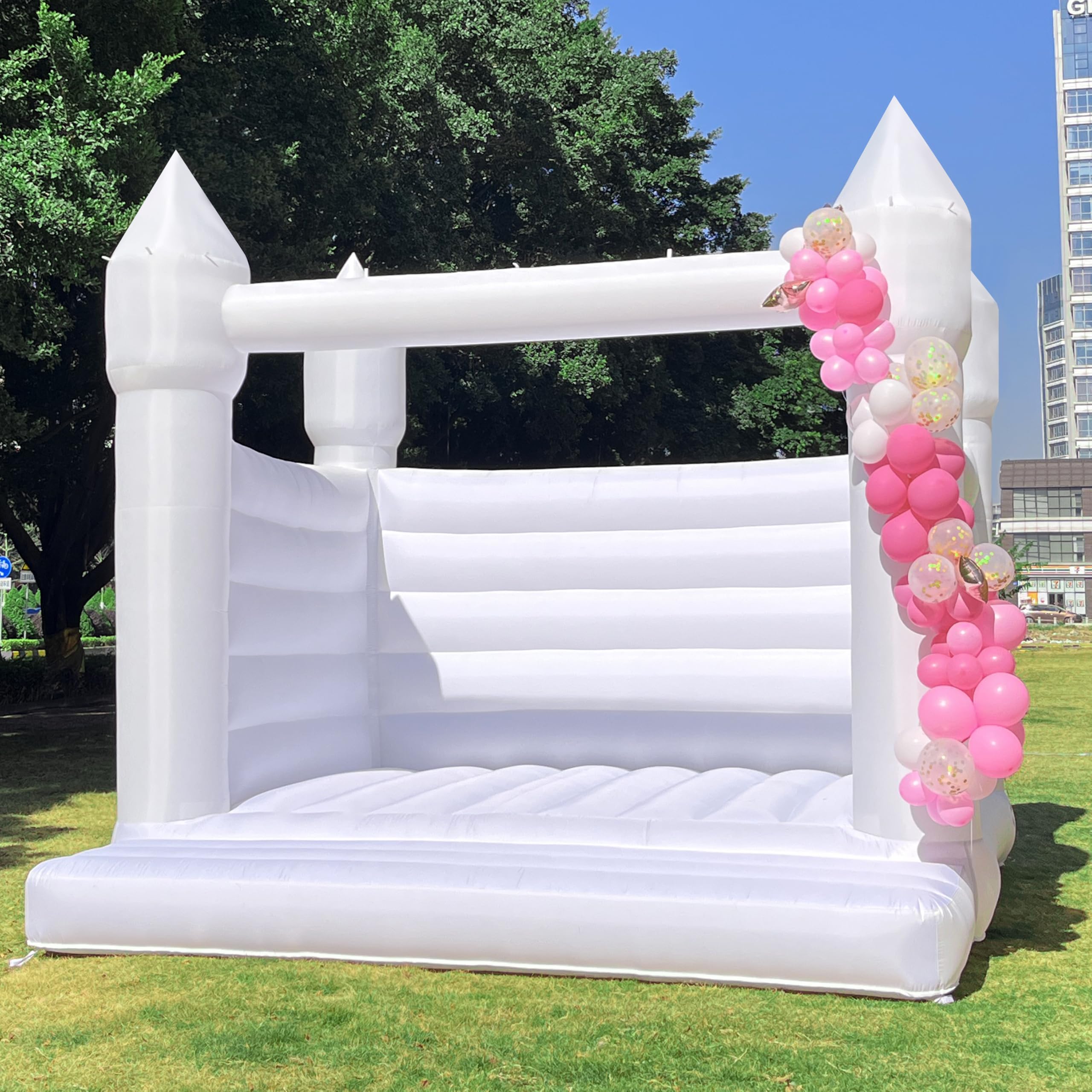 Amazon.com: White Bounce House, Oxford Fabric Bounce House for