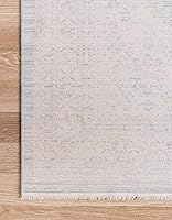 Vista 10 de Unique Loom Noble Collection - Alfombra de área Elizabeth (2' 2" x 3' 1" Rectángulo, Azul/Beige)