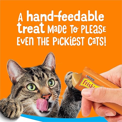 Miniatura 8 de Purina Friskies Lil' Lickables - Golosinas para gatos con pollo para lamer – 16 onzas (paquete de 32)