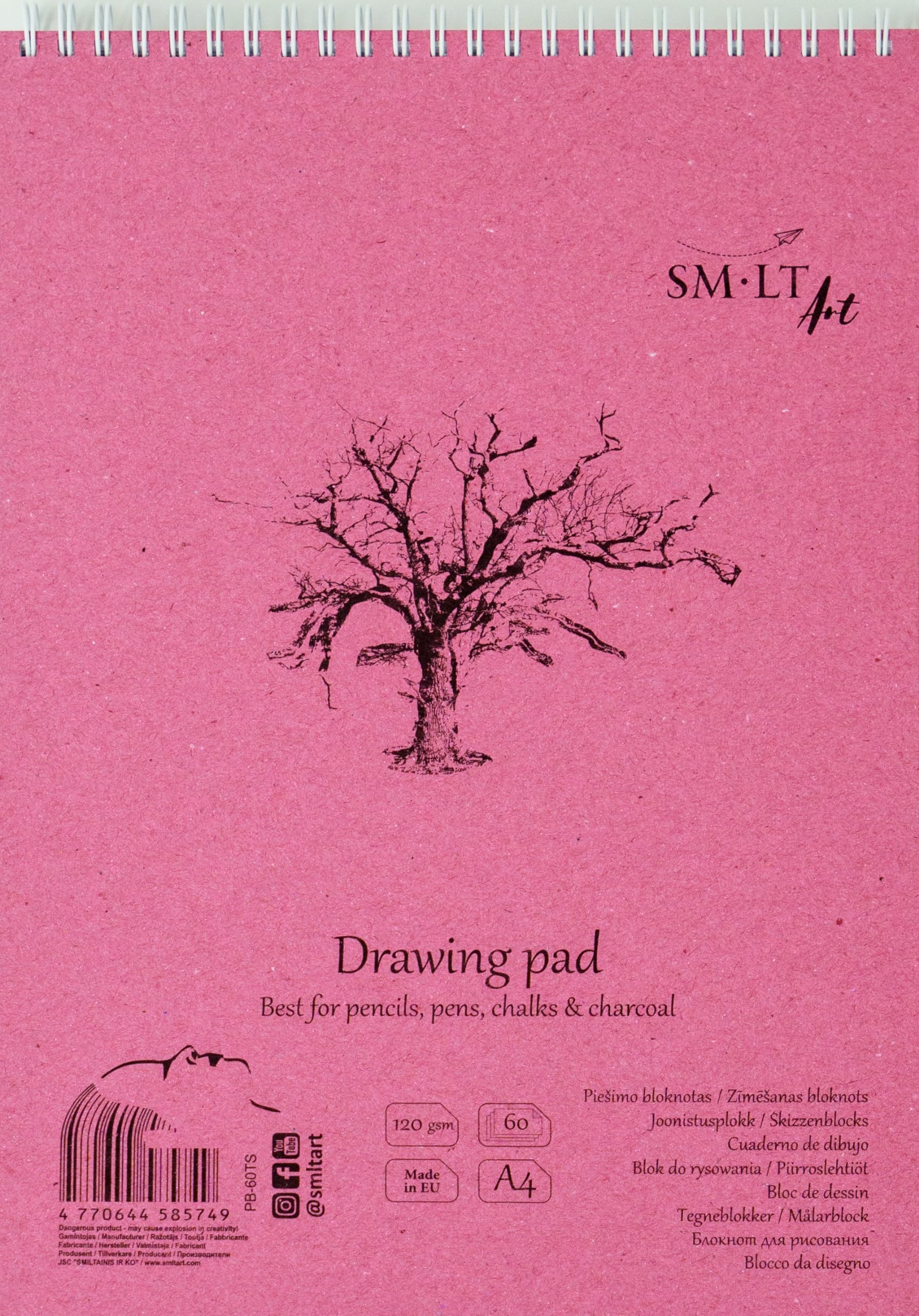 BRUNNEN Malblock A4 - 100 Blatt Zeichenpapier 70g/m² Für Schule & Büro