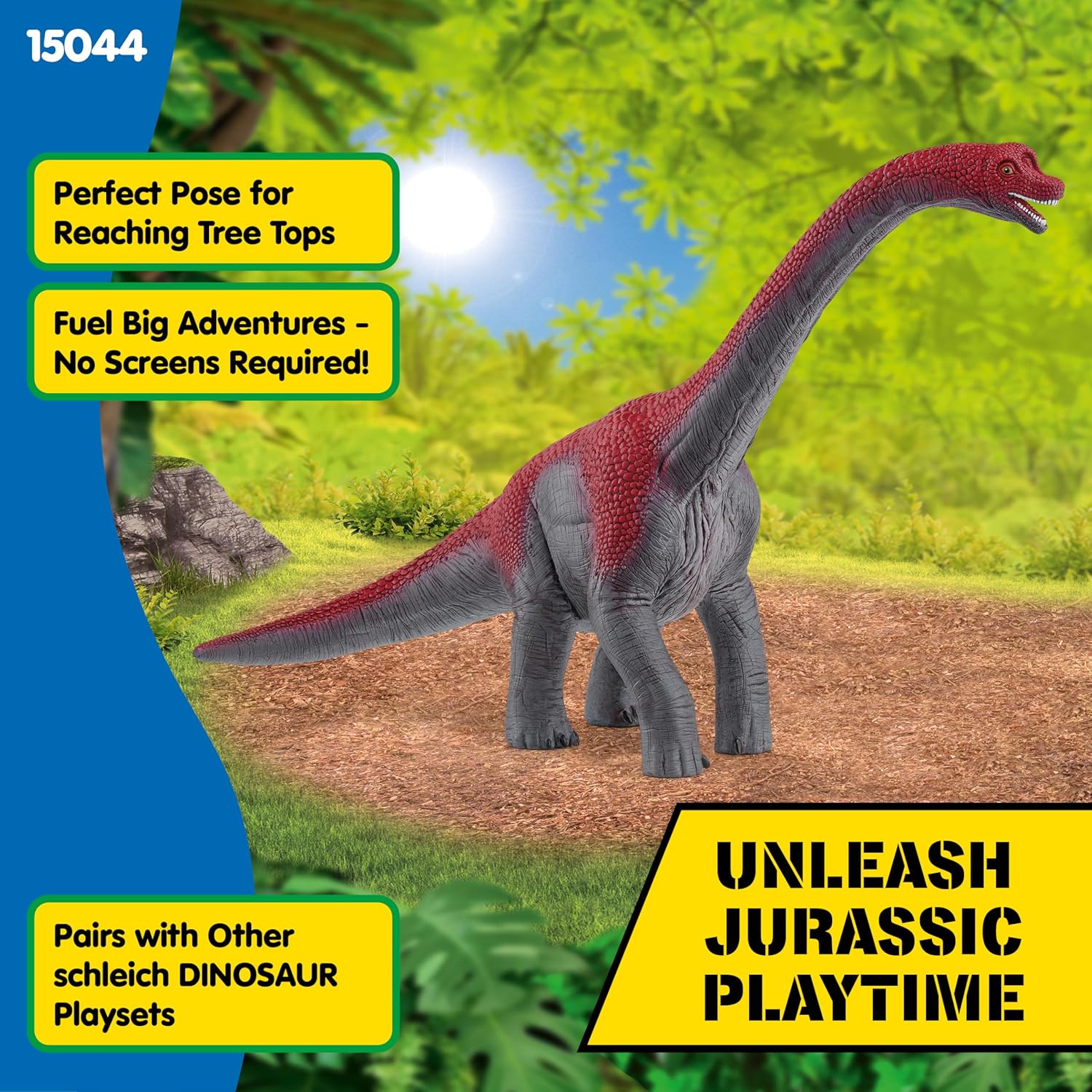 Schleich Dinosaurs - Brachiosaurus Figurine - Dinosaur Toy for Boys and Girls - Dino Figurines for Kids Ages 5+