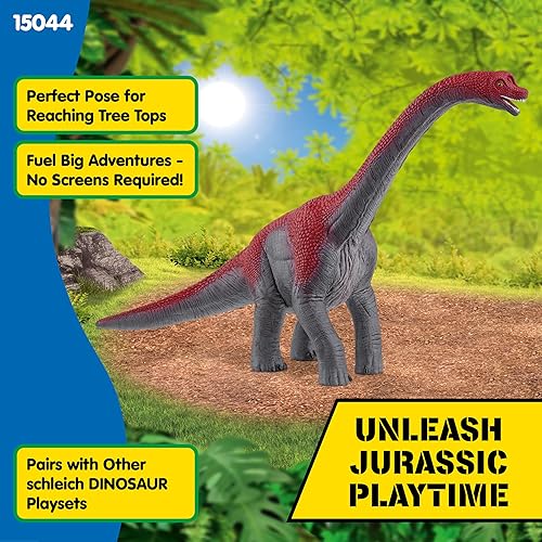 Vista 10 de Schleich North America - Figura de braquiosaurio.