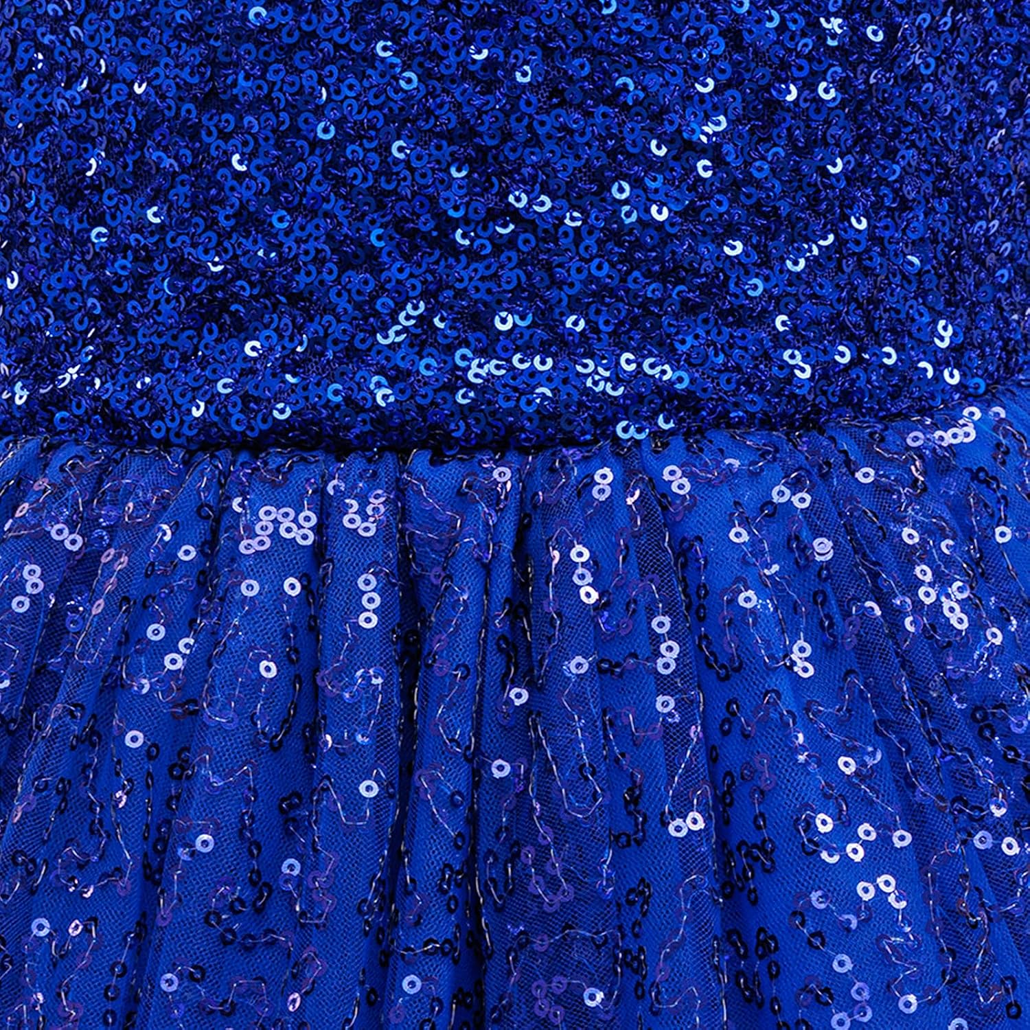 Flower Girls Sequin Dress Bridesmaid Sparkle Formal Wedding Party Birthday Kids Pageant Princess Prom Ball Gown