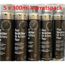 Stock Offer. 5 x HairFor2 Hair Thickening Spray 300ml dark brown
