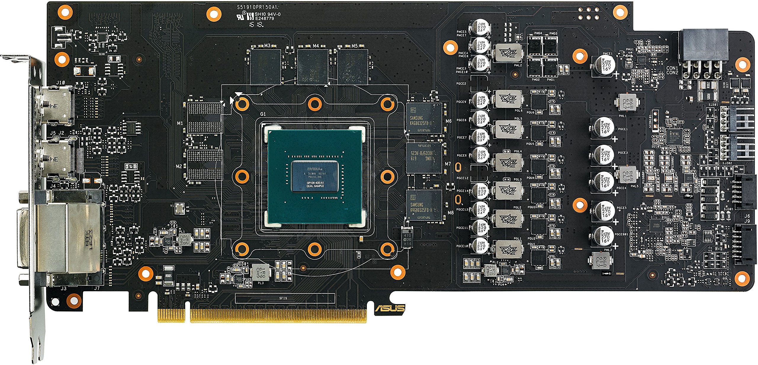 Asus ROG Strix GeForce GTX1060-O6G karta graficzna dla graczy (Nvidia, PCIe 3.0, 6 GB pamięci GDDR5, HDMI, DVI, DisplayPort)