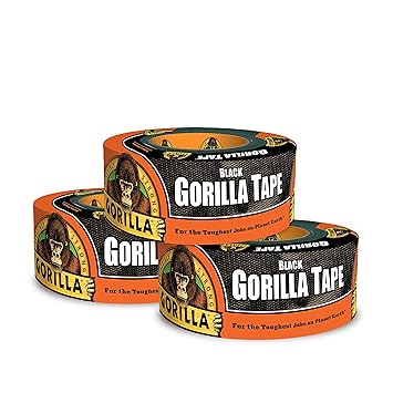 Gorilla Black Duct Tape, 1.88