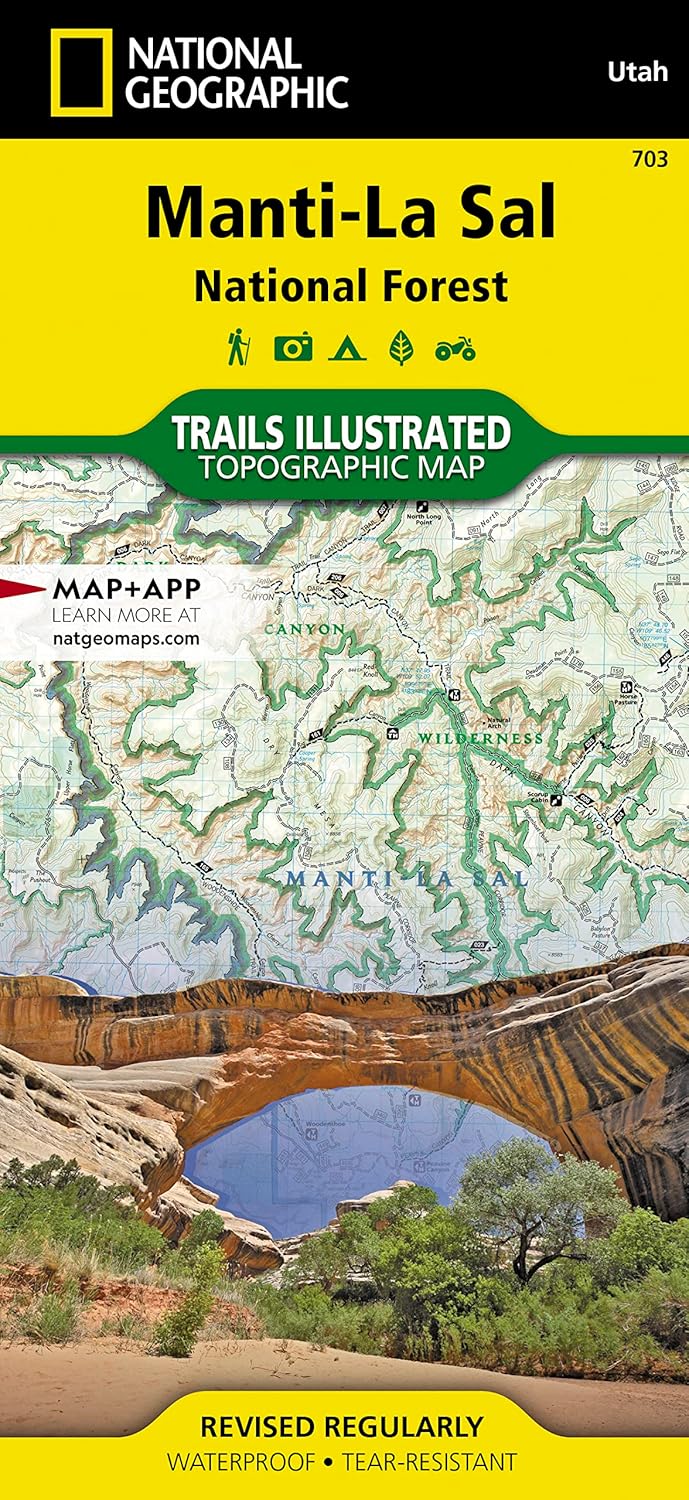 Manti-La Sal National Forest Map (National Geographic Trails Illustrated Map, 703)
