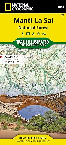Manti-La Sal National Forest Map (National Geographic Trails Illustrated Map, 703)