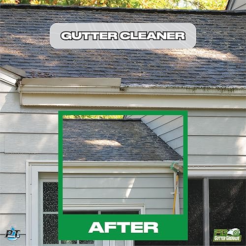 Miniatura 3 de F-13 Gutter Granada - (64 oz) La elección de profesionales durante más de 20 años, removedor de rayas negras, limpiador de soffitFaschia - Limpiador