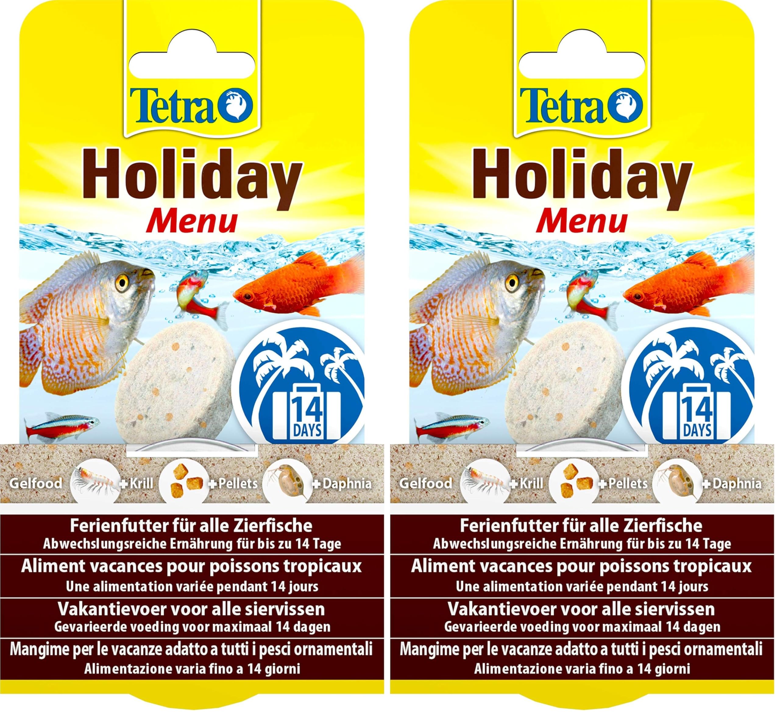 Tetra Holiday Menu 1 Bloque X 30 G, Multicolor (Paquete de 2)
