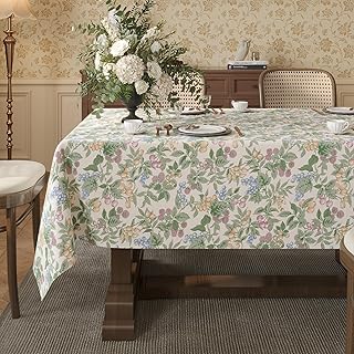 Square Table Cloth,100% Waterproof Tablecloth Oil Proof Spill Proof Vinyl Table Cloth, Wipe Clean Plastic Table Cover for Dining, Camping, Indoor and Outdoor 54" x 54",Mulberry