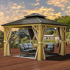 YITAHOME 10x10ft Hardtop Gazebo