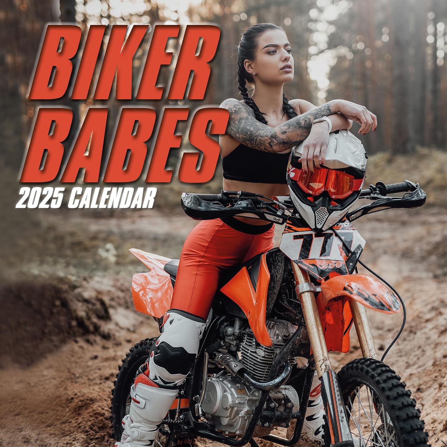 Amazon.com: 2025 Square Wall Calendar - Biker Babes 12 x 12 Inch