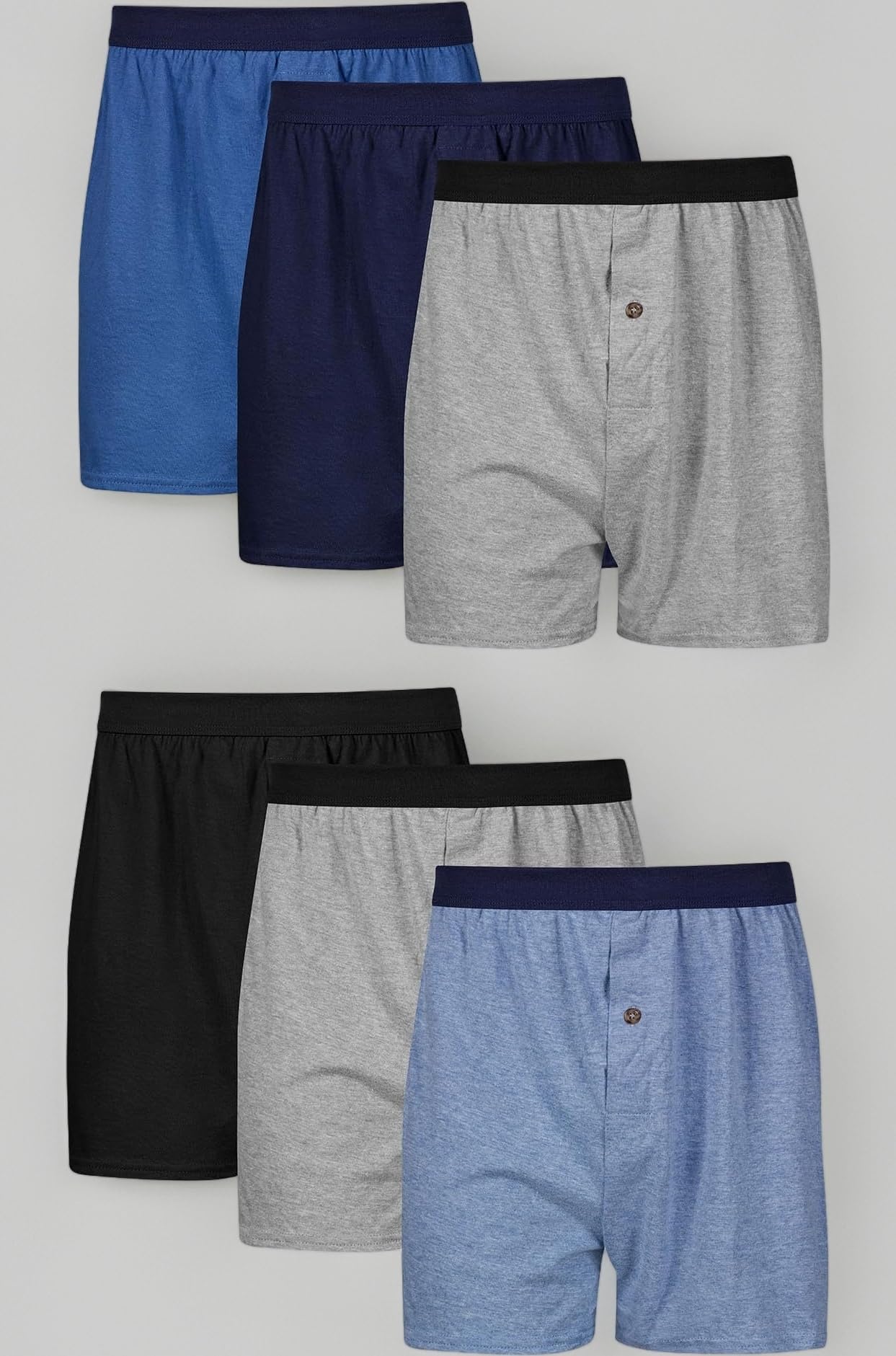 Hanes Men's 5-Pack Red Label FreshIQ ComfortSoft Boxer with ComfortFlex Waistbands