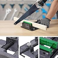 Vista 5 de Prensa de taladro, tornillo de banco resistente de 4 pulgadas, tornillo de banco de abrazadera de banco, prensa de taladro con almohadillas