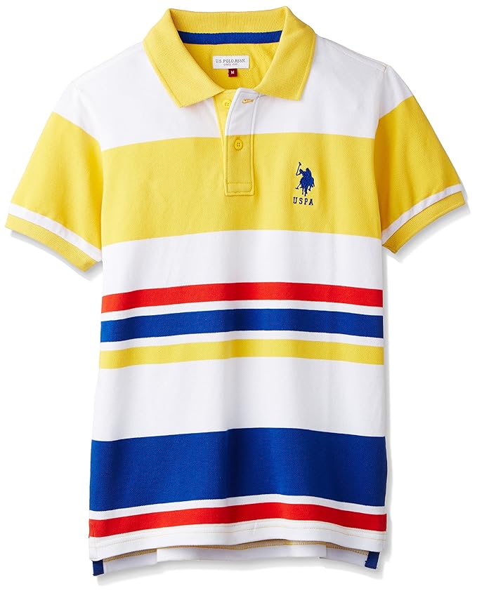 Buy US Polo Association Boys' TShirt (TS6148_Multicolor_S HS) White, 9
