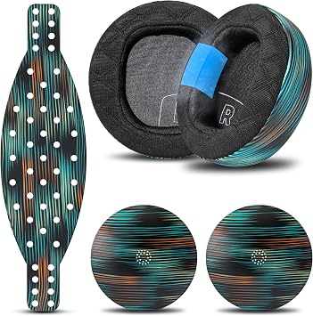WC Mod Kit Maxwell 2 Cooling Gel Earpads + Extra Wide Silicone Headband + Magnetic Speaker Plates Compatible with Audeze Maxwell 2 by Wicked Cushions | The Simulation