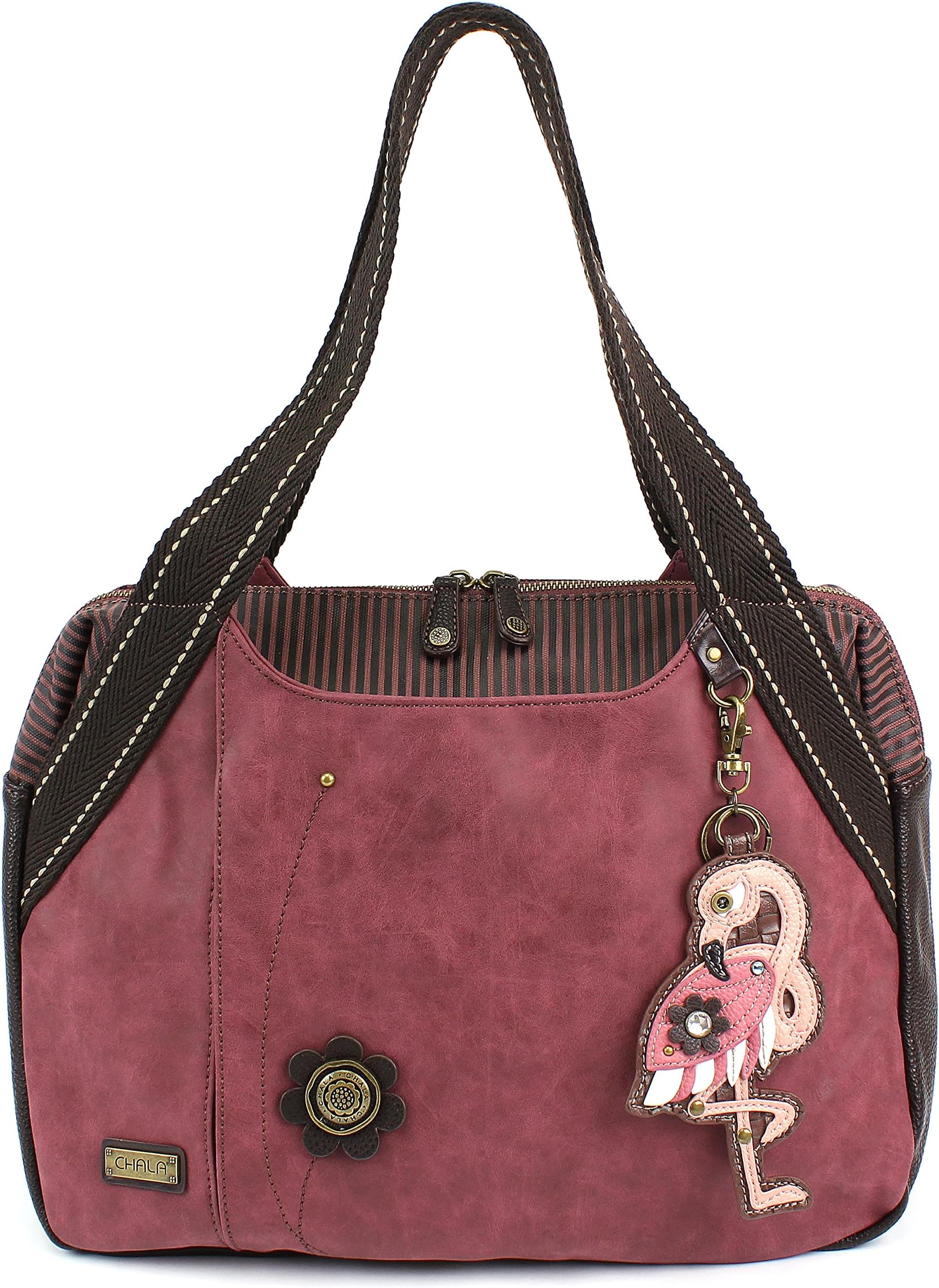 Bowling Tote Bag Burgundy