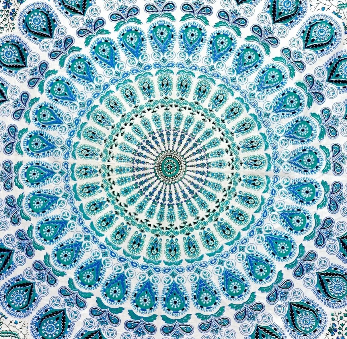 Vedant Designs Wholesale Lot of 5 Mandala Tapestries, Indian Cotton Bedspread Tapestry, Pyshedlic Tapestries, Hippie Boho Wall Tapestry, Twin 85x55