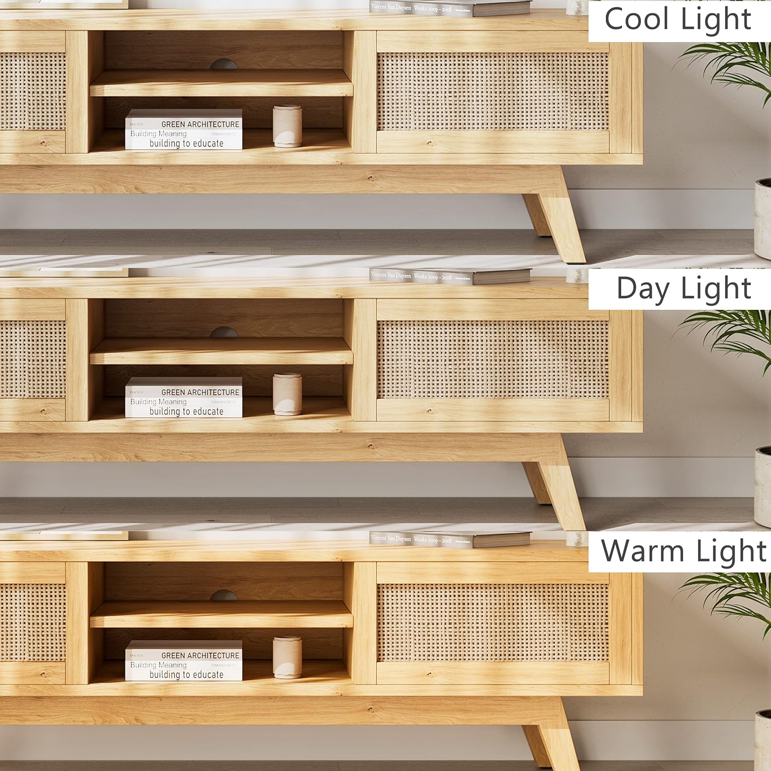 Furinno Sully - Soporte De 3 Niveles Para Tv De Hasta 50 Pul | Envío Gratis