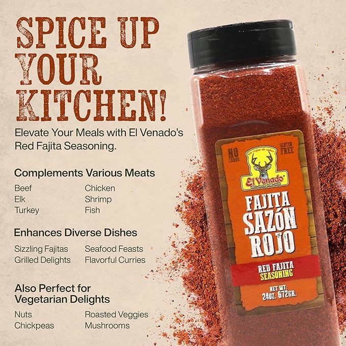 El Venado Fajita Sazon Rojo 24oz - Mezcla de Sazonador para Fajitas miniatura 4