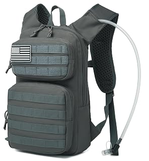 wotony Hydration Backpack with Water Bladder for Hiking Tactical Hydration Pack for Men Women Molle Water Backpack for Hiking - Amazon product rated Grade B