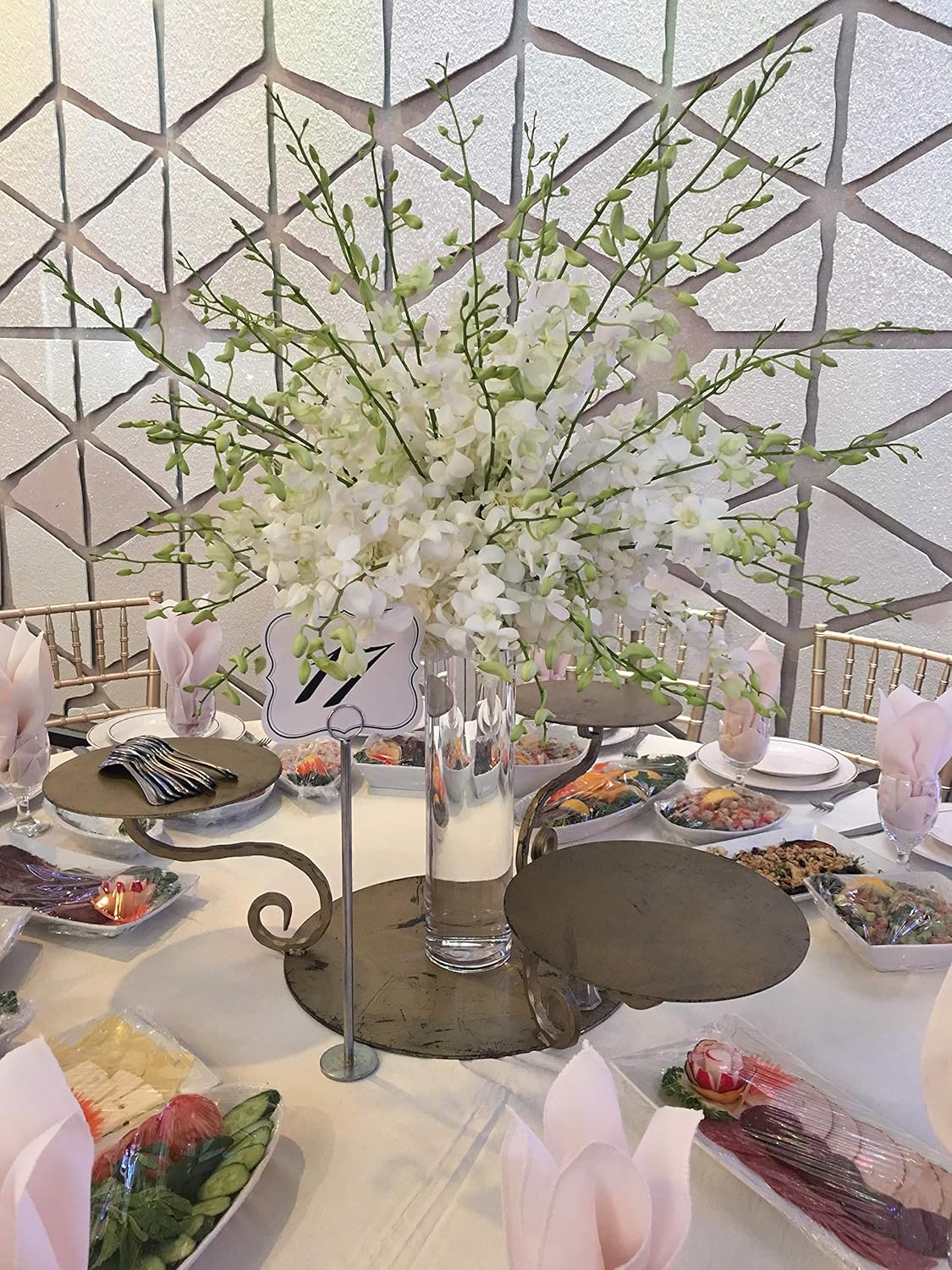 WGV Cylinder Vase, Diameter 5", Height 18", Clear Glass Floral Planter Container, Tall Centerpiece Arrangement for Wedding Party Event Home Office Decor, 1 Piece - Image 7