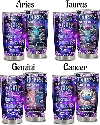 Miniatura 8 de Vaso de reno personalizado con tapa, 20 onzas, 30 onzas, nombre personalizado, doble pared, aislado al vacío, taza de café de acero inoxidable, taza